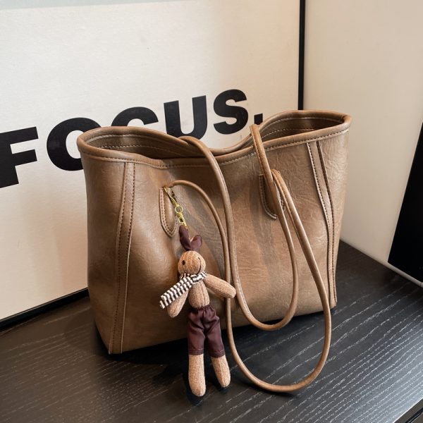 Stylish Large Capacity Women's Shoulder Tote Bag for Commuting and Classes - High-End Feel for 2025 Fashion