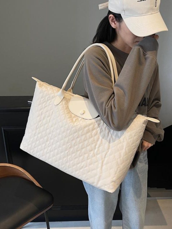 Stylish Lightweight Large Capacity Shoulder Bag for Women - Versatile Travel, Maternity & Storage Bag for Short-Distance Trips