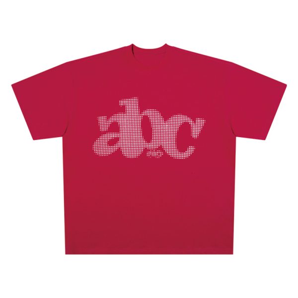 Summer 2025 Women's Loose Round Neck T-Shirt with Letter Print - Casual Short Sleeve Trendy Top for Couples