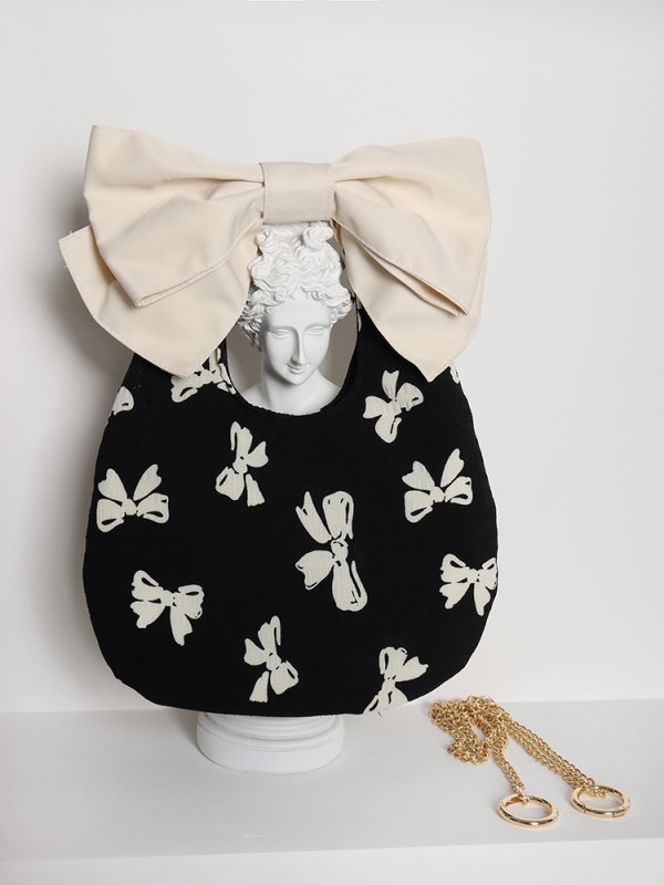 Summer Cute Bowknot Clutch Bag for Women - Soft Trendy Crossbody Bag with Original Niche Design