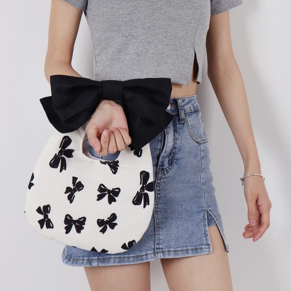 Summer Cute Bowknot Clutch Bag for Women - Soft Trendy Crossbody Bag with Original Niche Design