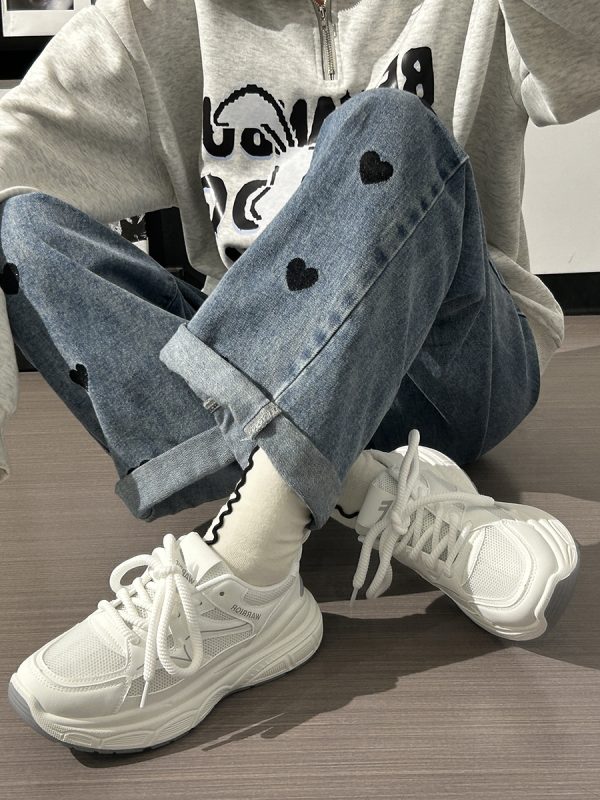 Summer Mesh Breathable Casual Old Daddy Shoes for Women - Lightweight White Sneakers for 2025 Y2K Style