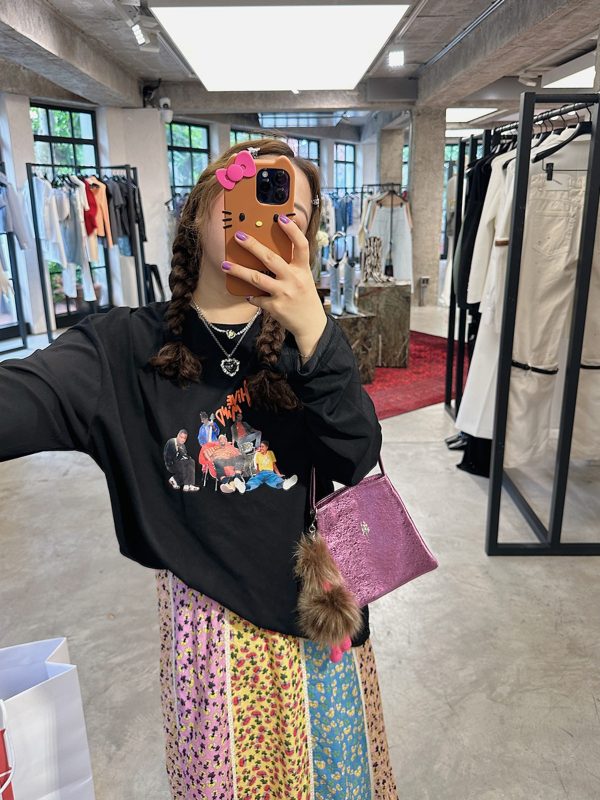 Summer Women's Printed Long Sleeve T-Shirt - Loose Fit, Slimming Round Neck, Sun Protection, Trendy and Stylish