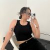 Summer Women's Sexy Comfortable Sleeveless Sports Tank Top - Versatile Spicy Girl Style for Outer Wear