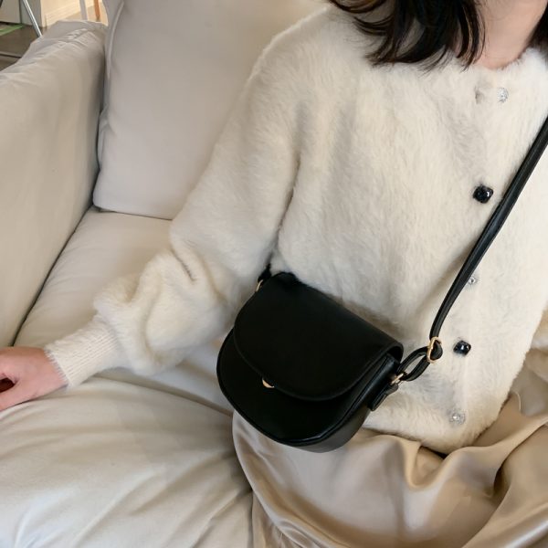Textured Crossbody Bag for Women - 2025 Spring/Summer Fashion, Versatile Elegant Shoulder Bag, Chic Small Handbag
