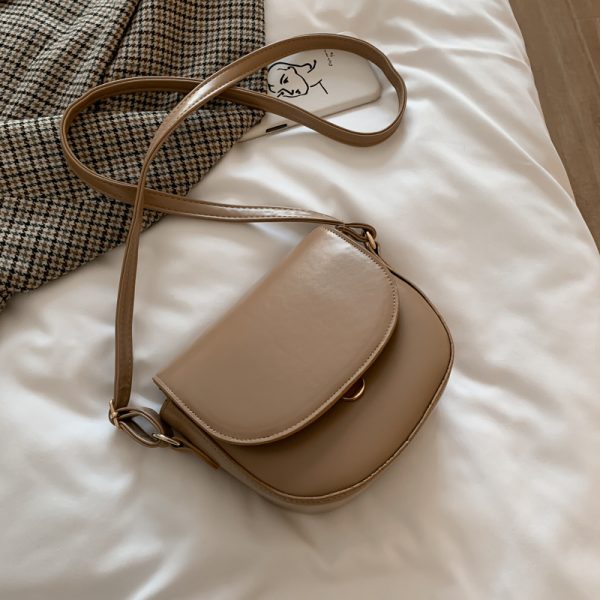 Textured Crossbody Bag for Women - 2025 Spring/Summer Fashion, Versatile Elegant Shoulder Bag, Chic Small Handbag
