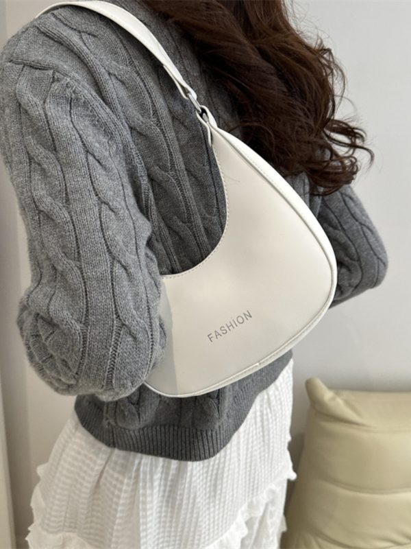Textured Retro Underarm Handbag for Women - Versatile High-End Shoulder Bag for Work and Commuting - 2025 New Style