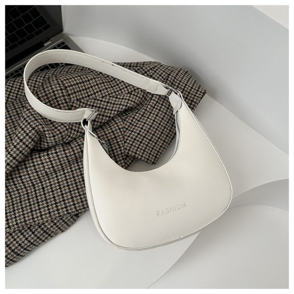 Textured Retro Underarm Handbag for Women - Versatile High-End Shoulder Bag for Work and Commuting - 2025 New Style