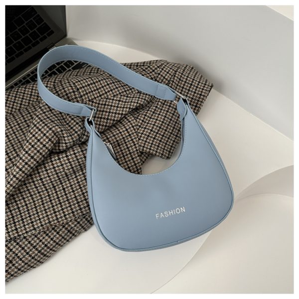 Textured Retro Underarm Handbag for Women - Versatile High-End Shoulder Bag for Work and Commuting - 2025 New Style