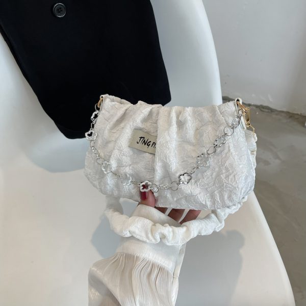 Textured Small Underarm Bag for Women - 2025 Summer Trendy Versatile Shoulder Crossbody Bag