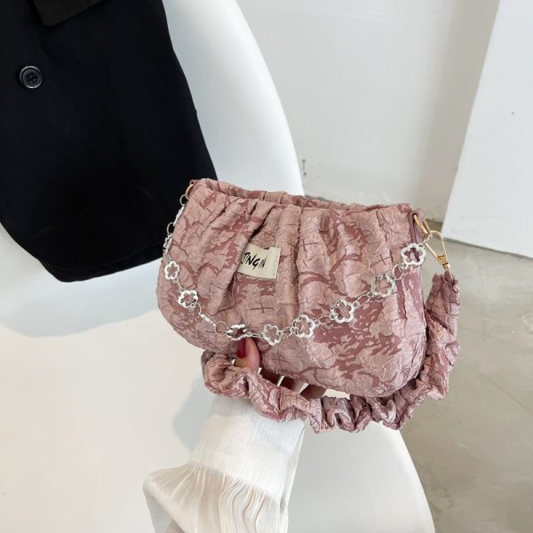 Textured Small Underarm Bag for Women - 2025 Summer Trendy Versatile Shoulder Crossbody Bag