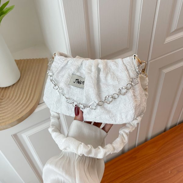 Textured Small Underarm Bag for Women - 2025 Summer Trendy Versatile Shoulder Crossbody Bag