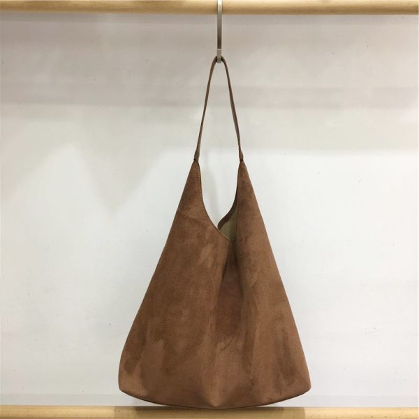 Textured Soft Leather Large Capacity Shoulder Tote Bag - 2023 Autumn/Winter Lazy Style Versatile Fashion Handbag