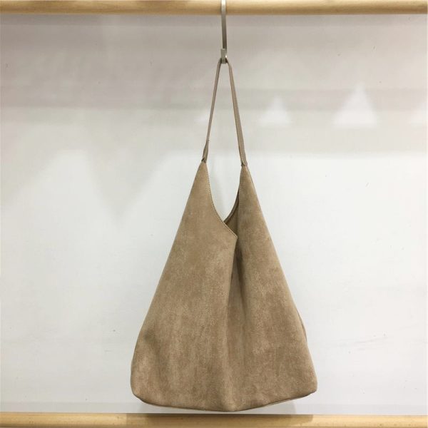 Textured Soft Leather Large Capacity Shoulder Tote Bag - 2023 Autumn/Winter Lazy Style Versatile Fashion Handbag