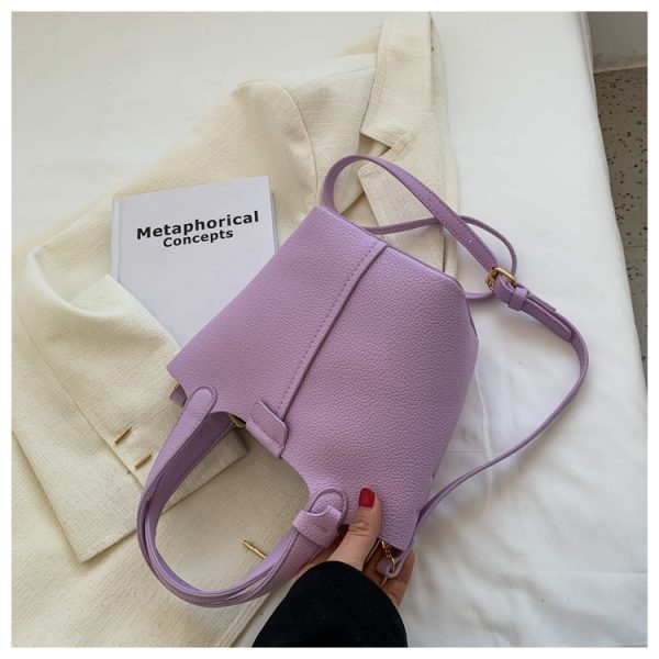 Textured Women's Handbag - Versatile Crossbody Bucket Bag for Spring/Summer 2025 Fashion