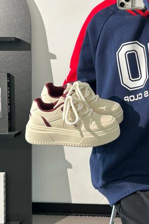Thick-Soled White Mesh Shoes for Women - Summer 2025 New Style, Breathable, Height-Increasing, Versatile Big Toe Design