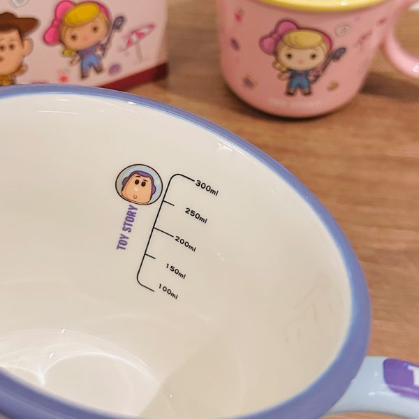 Toy Story Buzz Lightyear Ceramic Water Cup - Cute Kids' Mug for Milk, Oatmeal, Breakfast - Fun Cartoon Design