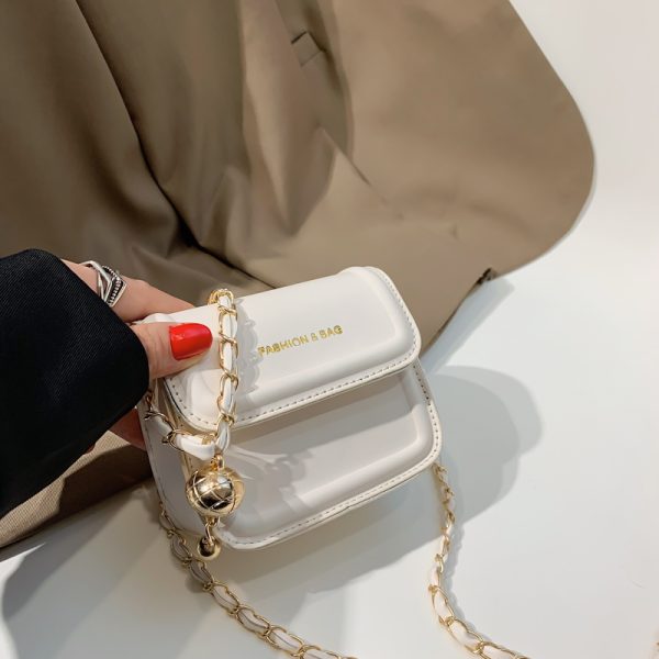 Trendy 2025 Summer High-End Mini Square Crossbody Bag for Women - Versatile Chain Design
