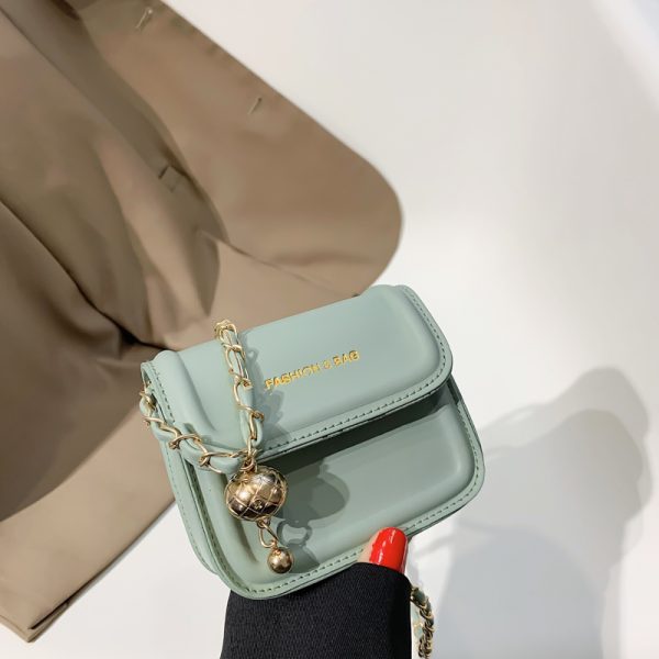 Trendy 2025 Summer High-End Mini Square Crossbody Bag for Women - Versatile Chain Design
