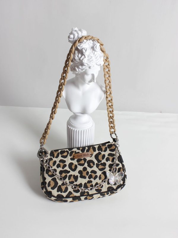 Trendy Leopard Print Zebra Pattern Crossbody Phone Bag for Women - Cute Underarm Bag for Spring and Summer 2022 Fashion