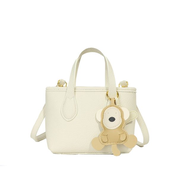 Trendy Lychee Pattern Handheld Bucket Bag 2025 - Versatile Small Crossbody Shoulder Bag for Women