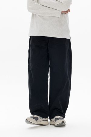 Trendy Men's Workwear Casual Pants with Three-Dimensional Cutting and Pockets - Brown Long Pants for a Stylish Look