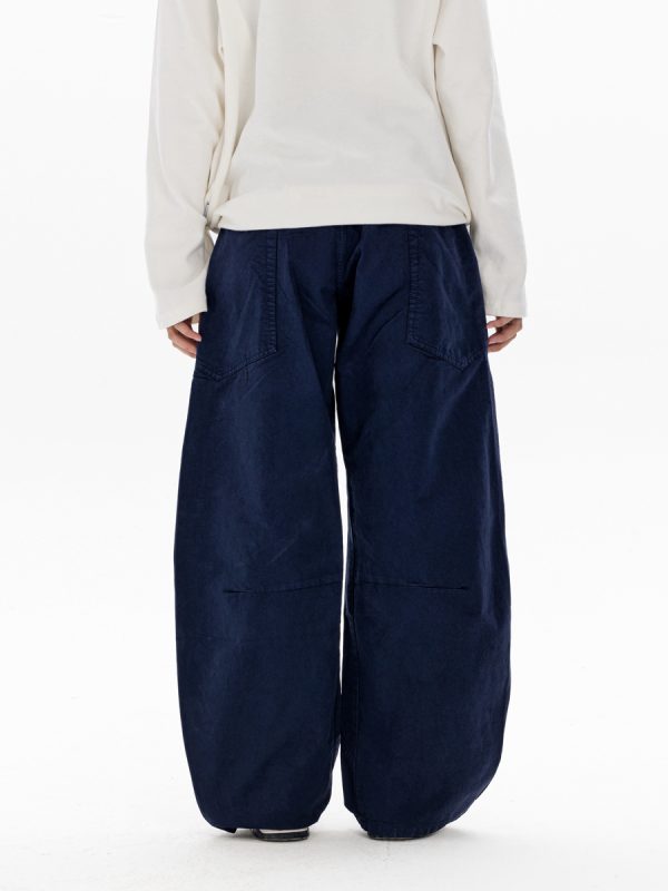 Trendy Men's Workwear Casual Pants with Three-Dimensional Cutting and Pockets - Brown Long Pants for a Stylish Look