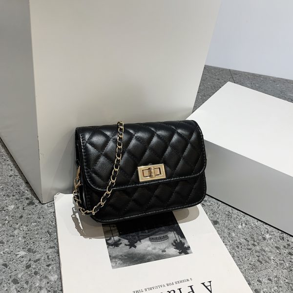 Trendy Mini Chain Crossbody Bag for Women - Versatile Small Square Shoulder Bag for Summer 2025 Fashion