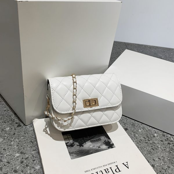 Trendy Mini Chain Crossbody Bag for Women - Versatile Small Square Shoulder Bag for Summer 2025 Fashion