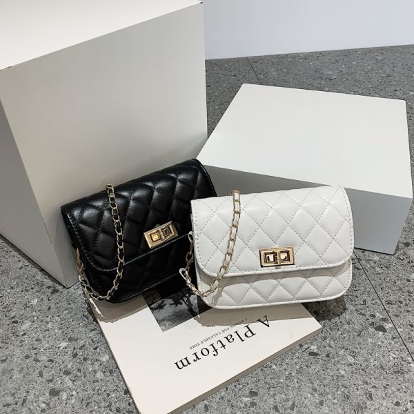 Trendy Mini Chain Crossbody Bag for Women - Versatile Small Square Shoulder Bag for Summer 2025 Fashion