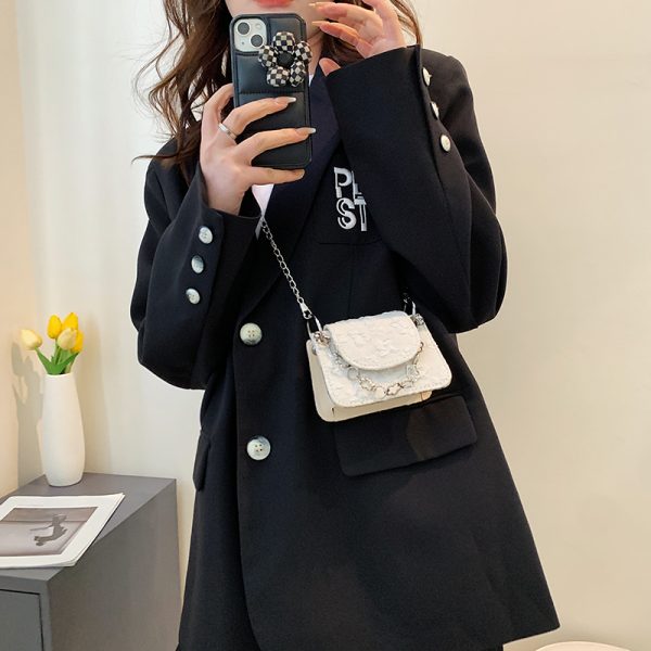 Trendy Mini Crossbody Handbag for Women - Versatile Chain Clutch Bag for Summer 2025 Fashion