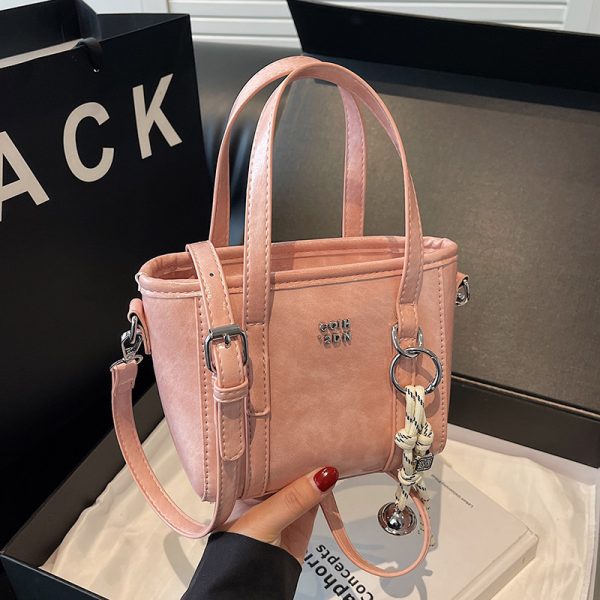 Trendy Mini Handbag for Women - Casual Tote Bucket Bag, Vegetable Basket Design, 2025 Fashion Crossbody Shoulder Bag