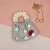Trendy Mini Pleated Handheld Crossbody Bag for Women - Round Ring Design, Summer 2022 Fashion Accessory