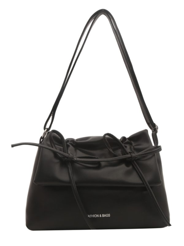 Trendy Pink Bow Shoulder Crossbody Bag for Women, Large Capacity Commuter Tote, 2025 Fashion Must-Have