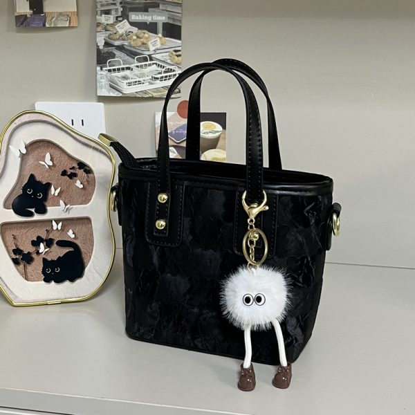 Trendy Plaid Tote Bucket Bag for Women - Versatile Shoulder Crossbody Bag, 2025 Fashion Must-Have