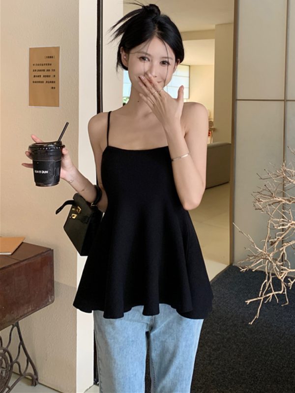 Trendy Plus Size Strapless Camisole for Women - Flattering Slim Fit Sleeveless Summer Outerwear