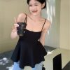 Trendy Plus Size Strapless Camisole for Women - Flattering Slim Fit Sleeveless Summer Outerwear