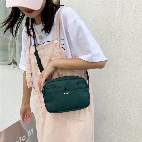 Trendy Summer Canvas Crossbody Bag for Women - Versatile Niche Design 2025 Fashion Essential