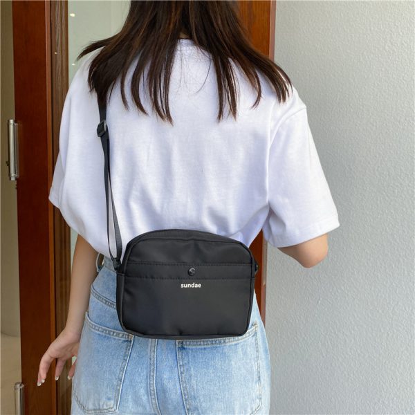 Trendy Summer Canvas Crossbody Bag for Women - Versatile Niche Design 2025 Fashion Essential