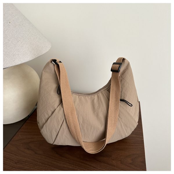 Trendy Summer Women's Casual Dumpling Bag - Large Capacity Commuter Shoulder Crossbody Bag for 2025 Fashion