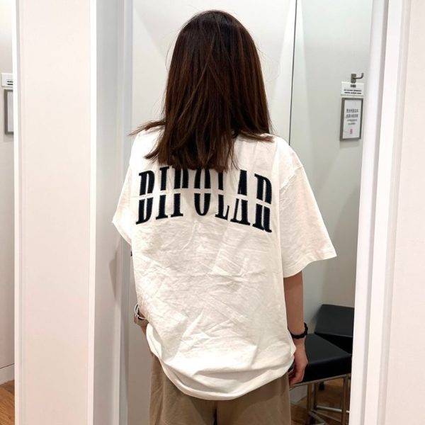 Trendy Women's High Street Embroidered Letter Short Sleeve T-Shirt in White and Gray - Heavyweight American Style Top