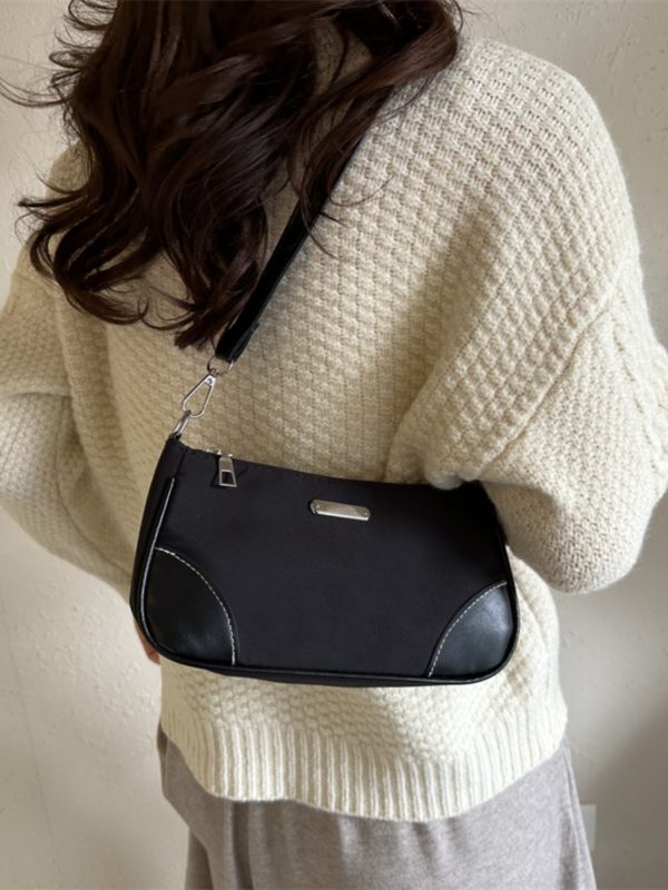 Trendy Women's Nylon Underarm Bag - Versatile Crossbody Shoulder Bag for 2025 Fashion