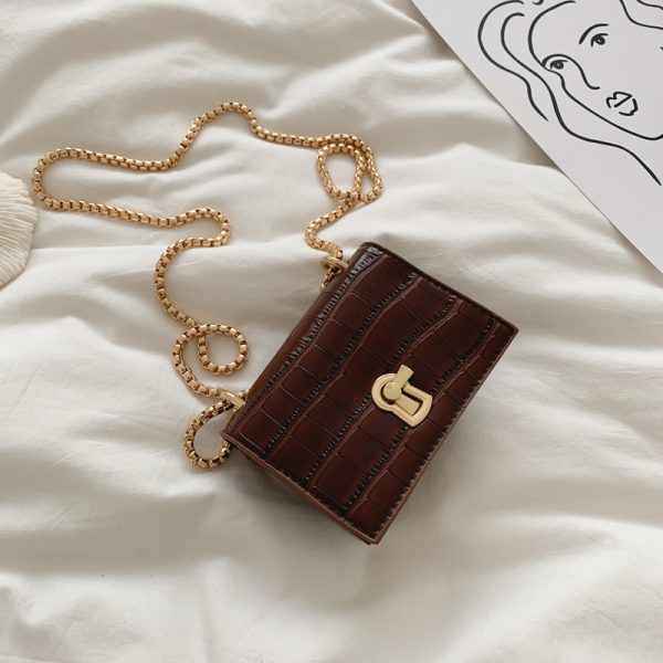 Trendy Women's Small Chain Bag 2025 - Korean Style Versatile Shoulder Crossbody Bag for Internet Celebrity Fashion