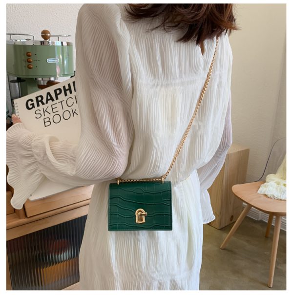 Trendy Women's Small Chain Bag 2025 - Korean Style Versatile Shoulder Crossbody Bag for Internet Celebrity Fashion