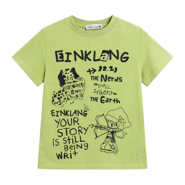 Unique Fun Print Short Sleeve T-Shirt for Women, Summer Slim Fit Casual Top, 90s Inspired Fashion, Trendy Summer Wear
