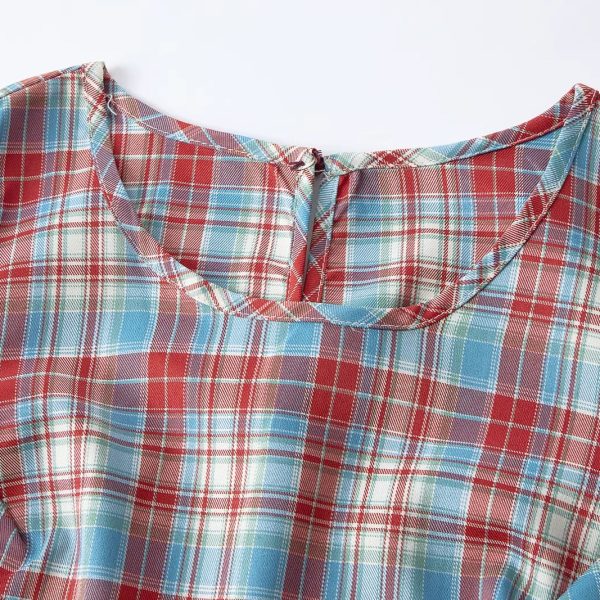 Unique Red Plaid Vest for Women - Sleeveless Summer Top with Ribbon Design, Stylish and Chic Fashion Essential
