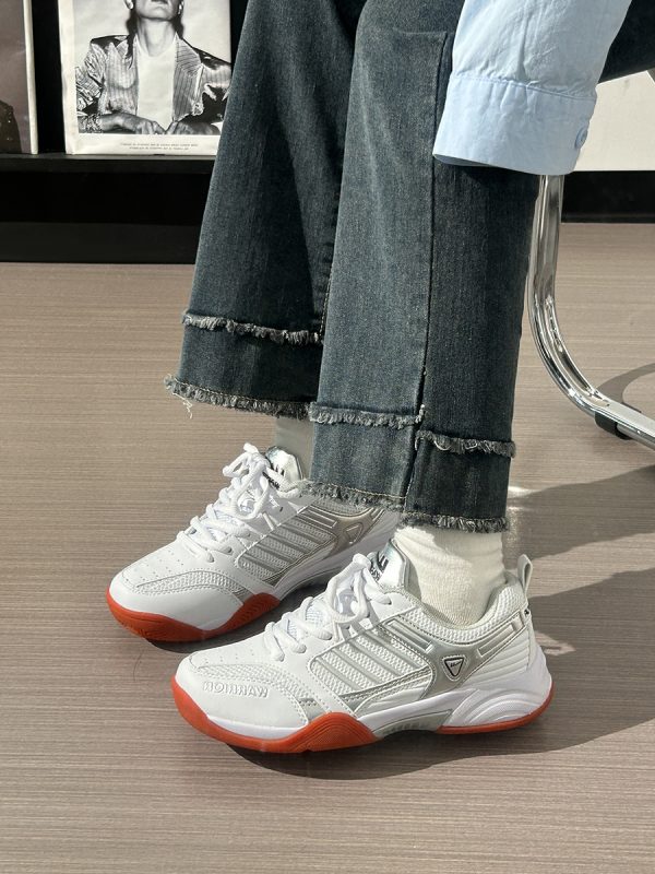 Unisex Casual Running Shoes - Versatile Soft Sole Breathable White Sneakers for Sports and Everyday Wear