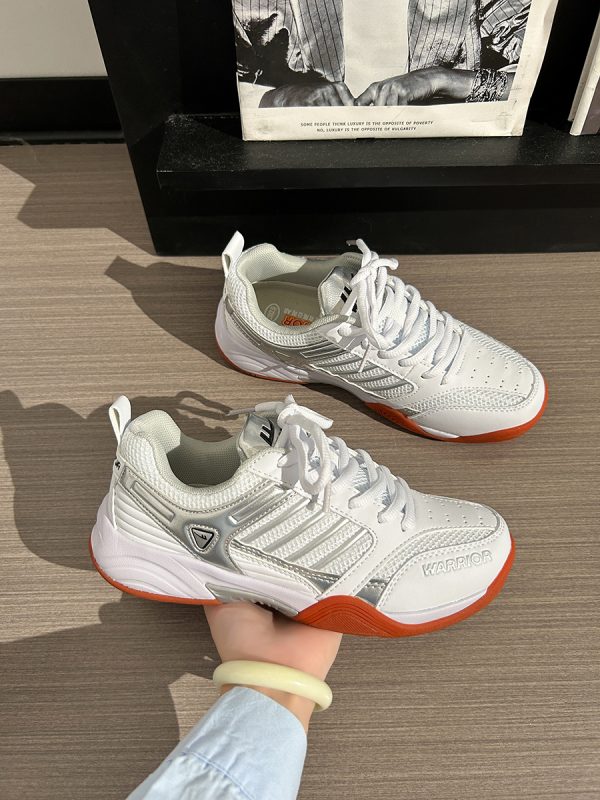 Unisex Casual Running Shoes - Versatile Soft Sole Breathable White Sneakers for Sports and Everyday Wear