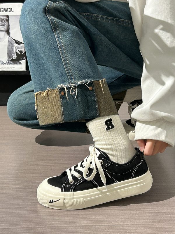 Unisex Classic Warrior Canvas Sneakers - Lightweight Breathable Sports Shoes for Summer 2025