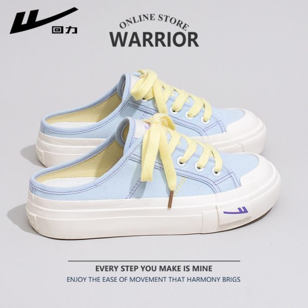 Unisex Classic Warrior Canvas Sneakers - Lightweight Breathable Sports Shoes for Summer 2025